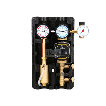Grupa pompowa AFRISO PrimoSol 130-4 GZ 3/4'' x 3/4'', z izolacją Grundfos UPM 3 Solar 25-75/130 mm