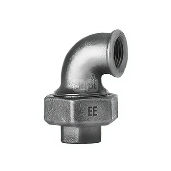 Śrubunek kątowy ODLEWNIA ZAWIERCIE 95oru żeliwo (ocynk) 3/8'' (GW), z uszczelką