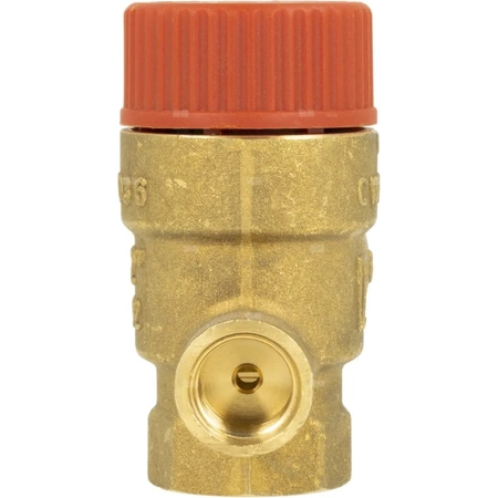 Zawór przelewowy AFRISO MS z wyjściem na manometr mosiądz 3 bar GW 1/2'' x 3/4''