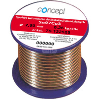 Drut lutowniczy (Sn97Cu3) Concept By CYNEL fi 2.5 mm, 250 g