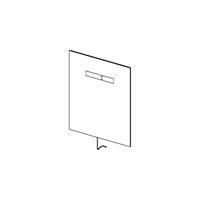 TECElux - Płyta szklana z elektroniką (biała)