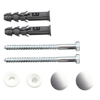 Zestaw do mocowania WC chrom