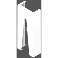 Podpora 920 x 390 x 225 do szaf 2B2 gł. 240 (jedna podpora), wys. 520 ±100 mm, kolor biały RAL 9003