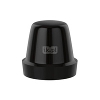 Kapturek dla zaworów grzejnikowych odcinających, czarny