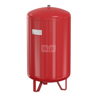 Naczynie wzbiorcze stojące FLAMCO MEIBES Contraflex, pojemność 400 l 2.5-, 6 bar / 120'C fi1'', kolor czerwony, do instalacji chłodn.C.O.