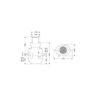 Separator tłuszczu EasyClean ground GW Direct-R NS1 170D