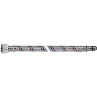 QIK Wąż elastyczny w oplocie INOX 3/8 X M10 40 KR