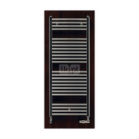 Grzejnik drabinkowy ZEHNDER Virando Bow, wym. 1226 x 148 mm, kolor czarny, moc 648W