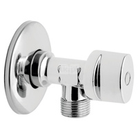 Zawór kulowy FERRO Z rozetą 1/2'' x 3/8'' GZ kątowy, uchwyt: pokrętło