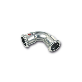 Łuk 90' Concept By SANHA Therm, stal (cynk/nikiel), 15 mm (zw x zw)