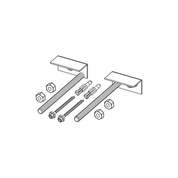 TECEprofil - mocowanie stelaża podtynkowego proste