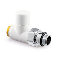 Zawór powrotny, odcinający, biały, prosty, 1/2", konieczne złączki FEM24C/FEM24P/FEM24M