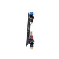 Rozdzielacz do ogrzewania podłogowego AFRISO ProCalida EF1 K 6-obieg. poliamid GZ 1'' x euroconus 3/4'' + przepływomierz + zawór napełn/spust