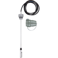 Sygnalizator graniczny poziomu napełnienia AFRISO GWG 12 K/1, długość czujnika 480 mm, kabel 1.6 m, wtyczka szara