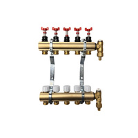 Rozdzielacz mosiężny do OP z przepływ. - QIK ECO- 3 sekcje