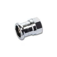 Mufa SANHA Press, Cu (chromowanie), 15 mm x 1/2'' (zw x GW)