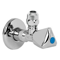 Zawór wodny ARCO A80 kątowy (pokrętło LUXE) GZ 1/2'' x GZ 1/2''