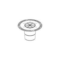 TECEdrainpoint S - odplyw pionowy z kolnierzem uniwersal