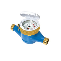 Wodomierz wielostrumieniowy suchobieżny, typu GMDM-I DN 25 Q3=6,3 m3/h R100/50, Tmax: 50st.C, L=260 mm