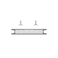 OSŁ. GÓRNA TYP20/21 GRZ. PION. DŁ.=800RAL9016