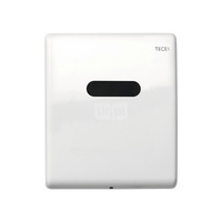 Mechanizm spłukujący elektroniczny TECEplanus do pisuaru, zasilany 230/12V, biały połysk