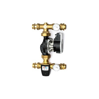 Zespół mieszający QIK Optimo PLUS - ZMPW-9 - 20-43'C z pompą WILO Yonos Para RS25/6 Kvs 3,2