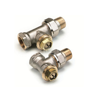 Zawór grzejnikowy termostatyczny Concept By COMAP M28 prosty z nastawą wstępną, połączenie M28 x 1/2''