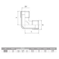 Kolano 90' VALVEX V-Pex, mosiądz, 1/2'' (GZ)