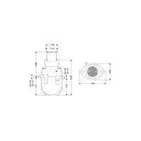 Separator tłuszczu EasyClean ground GW Direct-L NS3 170B
