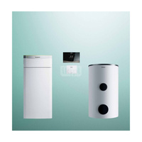 Pakiet systemowy OZE - Pompa ciepła gruntowa solanka-woda VAILLANT VWF 157/4 flexoTHERM 14.4 kW 400 V + Regulator sensoCOMFORT VRC 720 + Zasobnik c.w.u. VIH RW400/3BR + Moduł komunikacji internetowej VR 940f