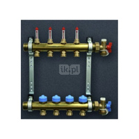 Pakiet rozdzielacz HKV 13 z przepływomierzami, zawory + końcowki