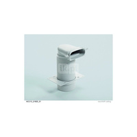 Przyłącze zaworu, kolanko 90 st., fi125 mm