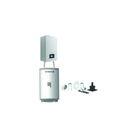 Pakiet - Kocioł gazowy jednofunkcyjny DE DIETRICH Virtuens Smart 32 kondensacyjny wiszący 3.7 - 34.9 kW + Zestaw powietrzno-spalinowy szachtowyBazowy PP/Alu fi 60/100 na fi 80 + Zasobnik c.w.uAQUAvie150