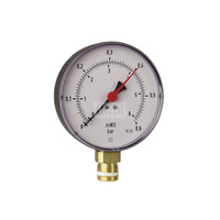 Manometr z rurką Bourdona AFRISO HY 0/1 bar G1/2B radialne fi 100 mm, kl. 1.6%