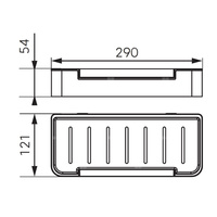 EMOTION półka narożna na kosmetyki, biały