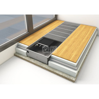 Grzejnik konwektorowy ZEHNDER Terraline, wym. 190 x 2100 mm, kolor aluminiowy naturalny, moc 2134 W