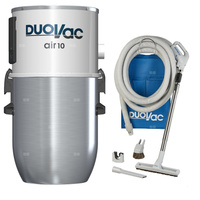 Jednostka centralna DUOVAC AIR10 260I z zestawem do sprzątania z wężem SUPERIOR DV z włącznikiem on/off o dł. 9,1 m