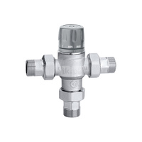 Zawór mieszający regulowany pokrętłem, z zaworami zwrotnymi i filtrami 1/2" 45÷65 st. C