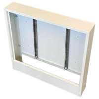 Szafka natynkowa do rozdzielaczy 845x580x110 (11-12 sekcji), RAL 9003 biała