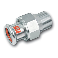 Śrubunek Concept By SANHA Therm Industry trzyczęściowy, stal, 28 mm x 1'' (zw x GZ)