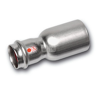 Nypel SANHA NiroTherm Industry, stal nierdzewna, 108 mm x 88,9 mm (zz x zw)