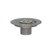 Kratka KESSEL Variofix kwadratowa ze stalowai nierdzewnej 95x95mm do wpustu