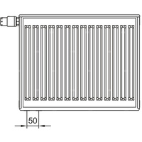 Grzejnik płytowy Kermi®X2® Profil-V typ 12 700x64x2300 biały,10 bar, z osłonami