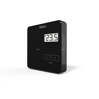 Bezprzewodowy regulator pokojowy czarny, model R-8b