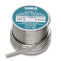 Drut lutowniczy SANHA 4934 fi 2 mm, 250 g