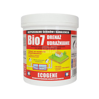 Bio7 DRENAŻ UDRAŻNIANIE - drenaże-studnie chłonne-kanalizacje - UDRAŻNIANIE - biopreparaty , preparat do udrażniania instalacji , udrażnianie drenażu , zapychanie i zarastanie drenażu