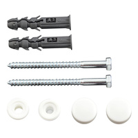 Zestaw do mocowania WC biały