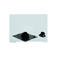 Uniwersalny przepust dachowy, czarny, do wyprowadzenia dachowe, czarnego, do nachyleń dachu 25 st.– 50 st., stosowany do fi150/180 mm