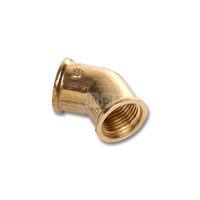 Kolano 45' SANHA 615, mosiądz, 1/2'' (GW x GZ)