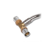 Trójnik SANHA 3fit Press brąz 20 mm x 15 mm x 20 mm (zz x lut zewnętrzny x zz)